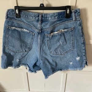 Women’s Abercrombie and Fitch High Rise Jean Shorts, Size 31 / Size 12